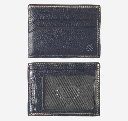 Johnston Murphy Men's Double Contrast Stitch Weekender Card Wallet
