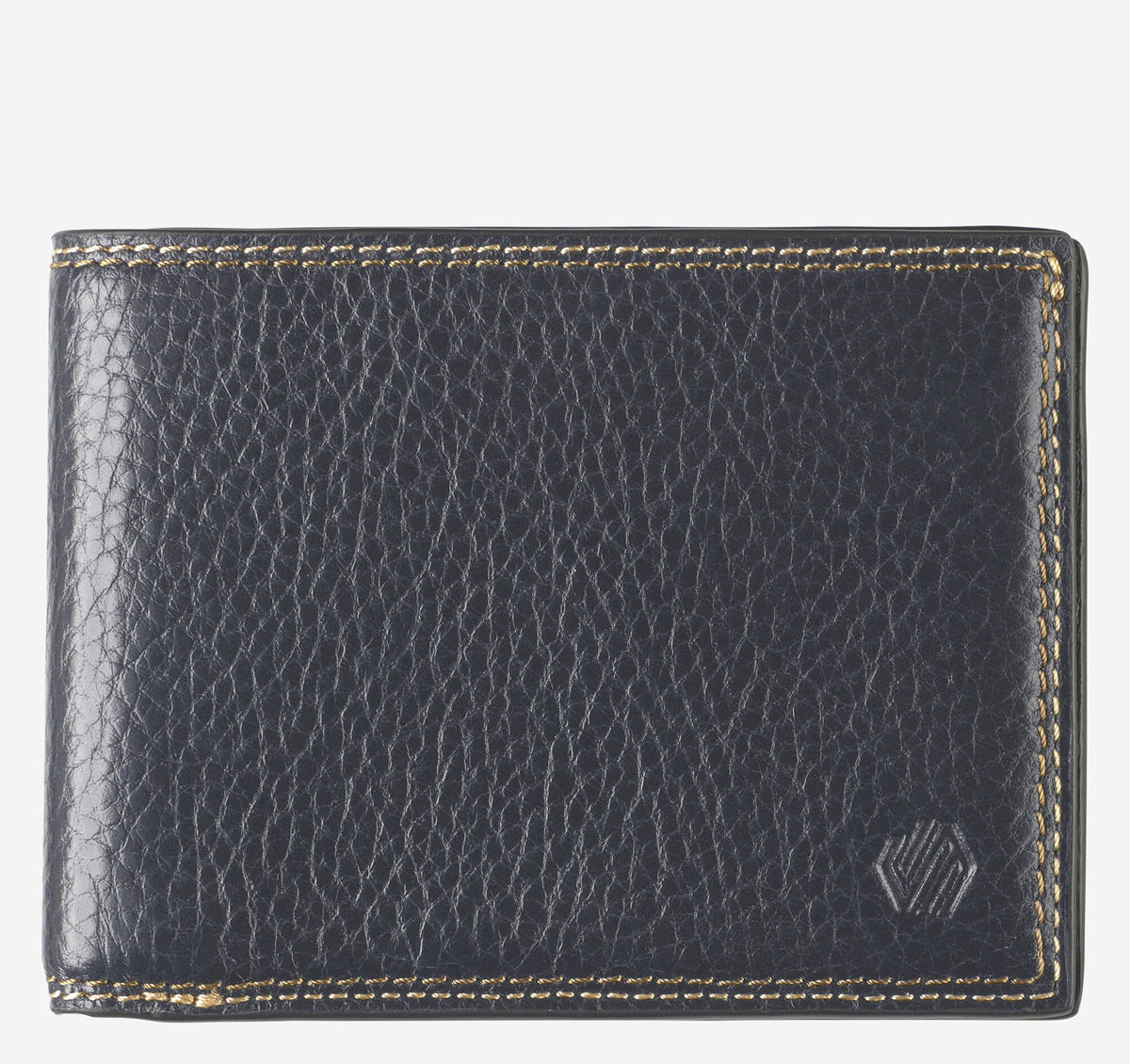 Johnston Murphy Men's Double Contrast Stitch Billfold Wallet