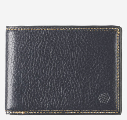 Johnston Murphy Men's Double Contrast Stitch Billfold Wallet