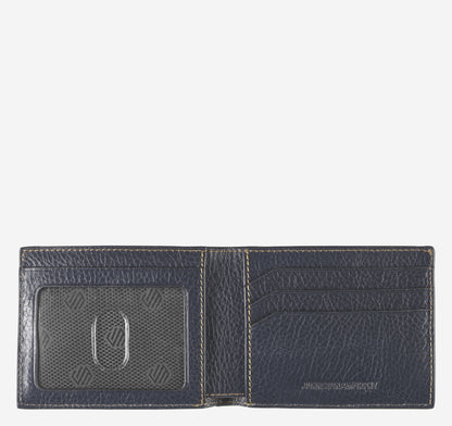 Johnston Murphy Men's Double Contrast Stitch Billfold Wallet