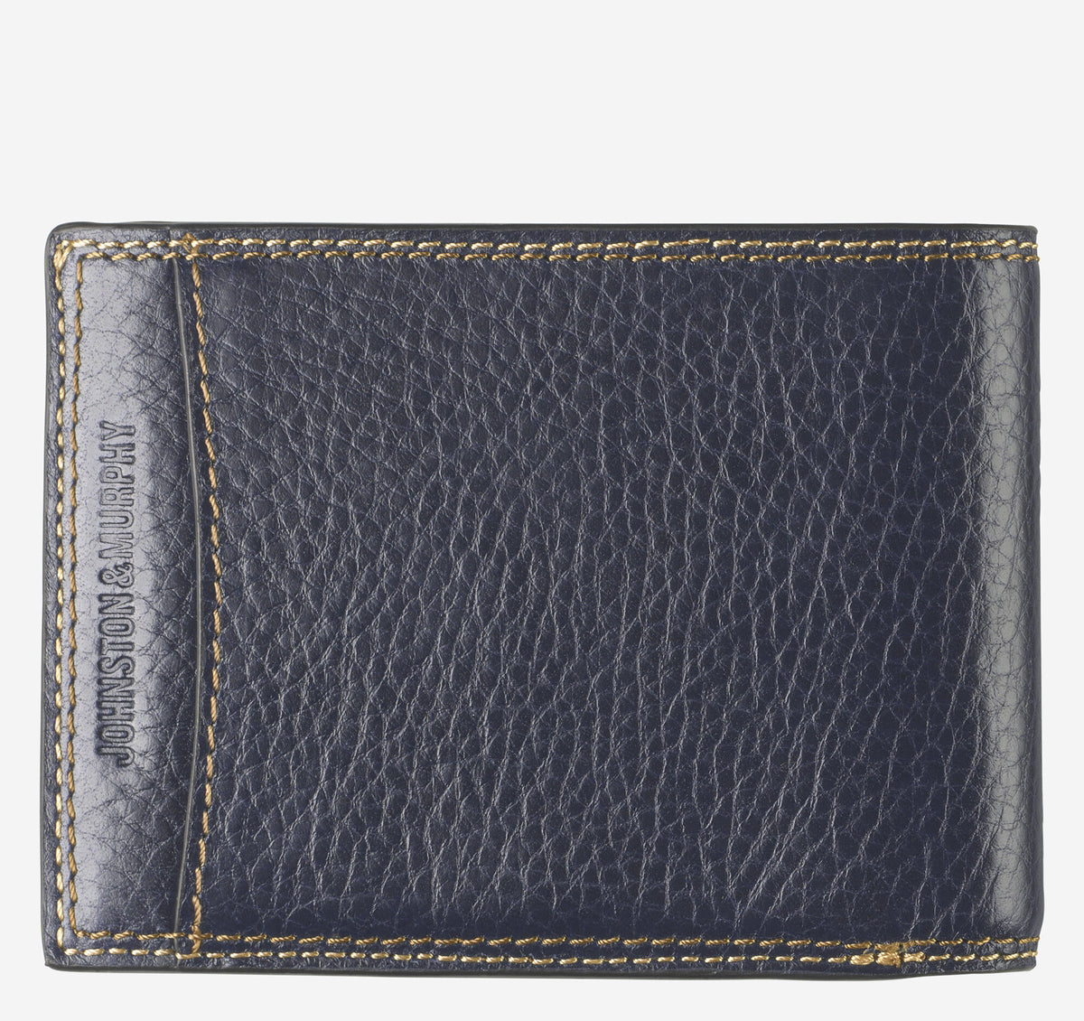 Johnston Murphy Men's Double Contrast Stitch Billfold Wallet