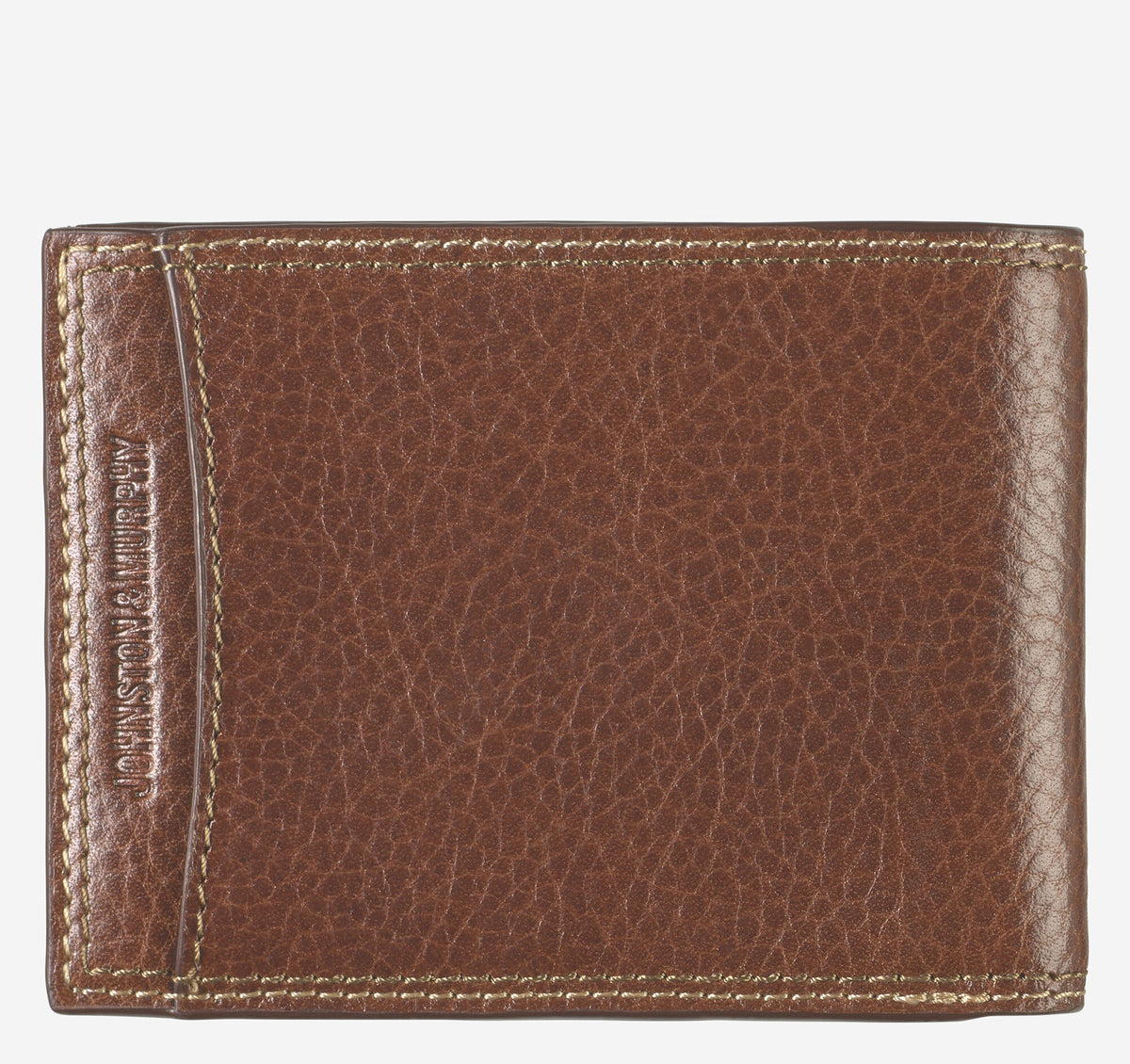 Johnston Murphy Men's Double Contrast Stitch Billfold Wallet