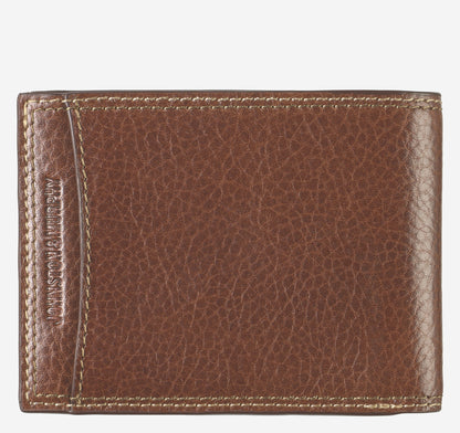 Johnston Murphy Men's Double Contrast Stitch Billfold Wallet