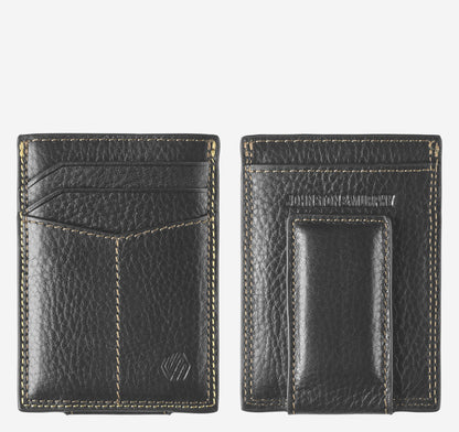 Johnston Murphy Men's Double-Contrast Stitch Front Pocket Wallet