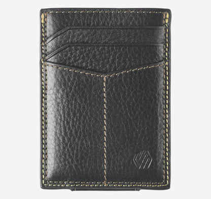 Johnston Murphy Men's Double-Contrast Stitch Front Pocket Wallet