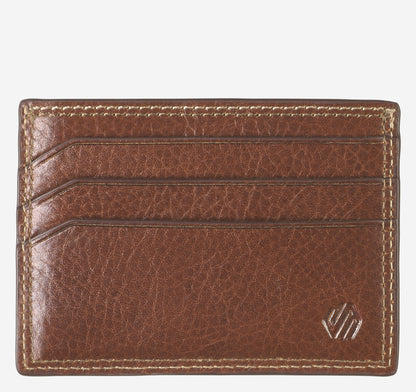 Johnston Murphy Men's Double Contrast Stitch Weekender Card Wallet