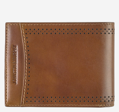 Johnston Murphy Men's Hudson Perforated Billfold