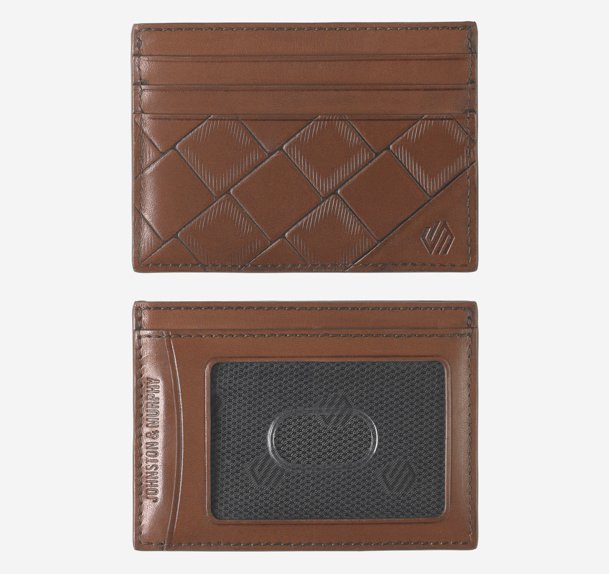 Johnston Murphy Men's Hudson Basketweave Weekender Case
