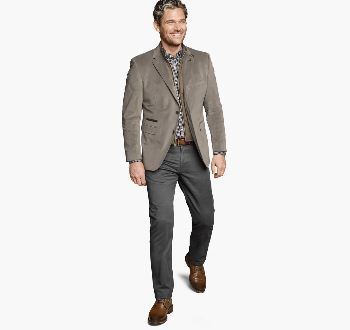 Johnston Murphy Men's Plush Bibbed Blazer