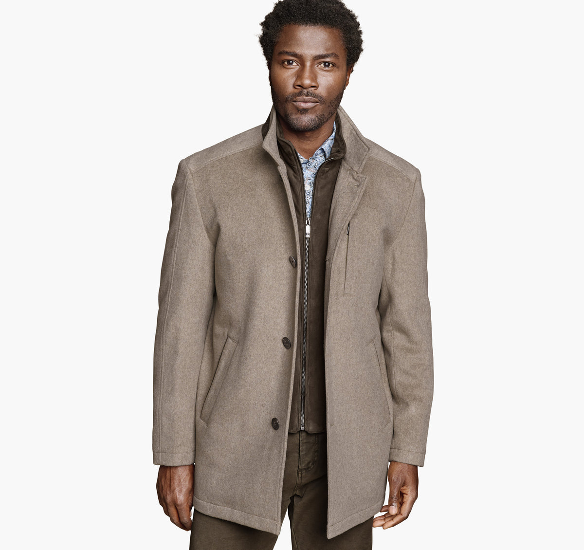 Johnston Murphy Men's Upton Luxe 175th Anniversary Car Coat