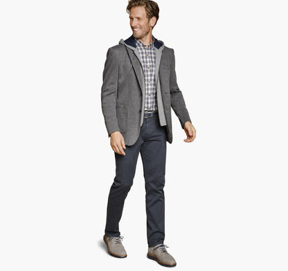 Johnston Murphy Men's XC Flex® Knit Blazer with Removable Hooded Bib