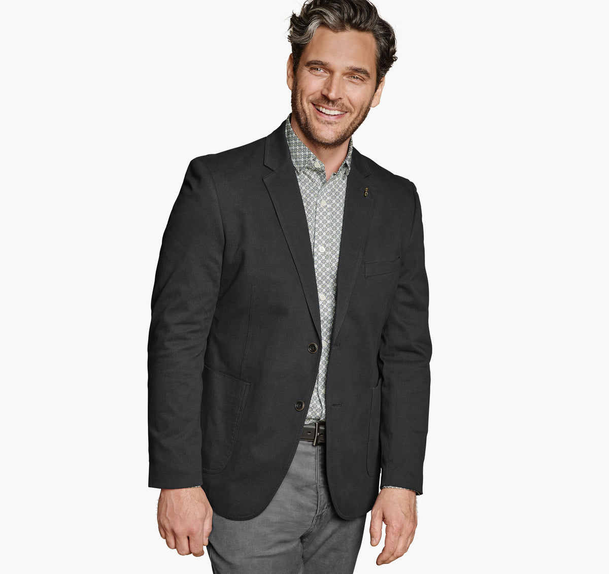 Johnston Murphy Men's Washed Cotton Blazer