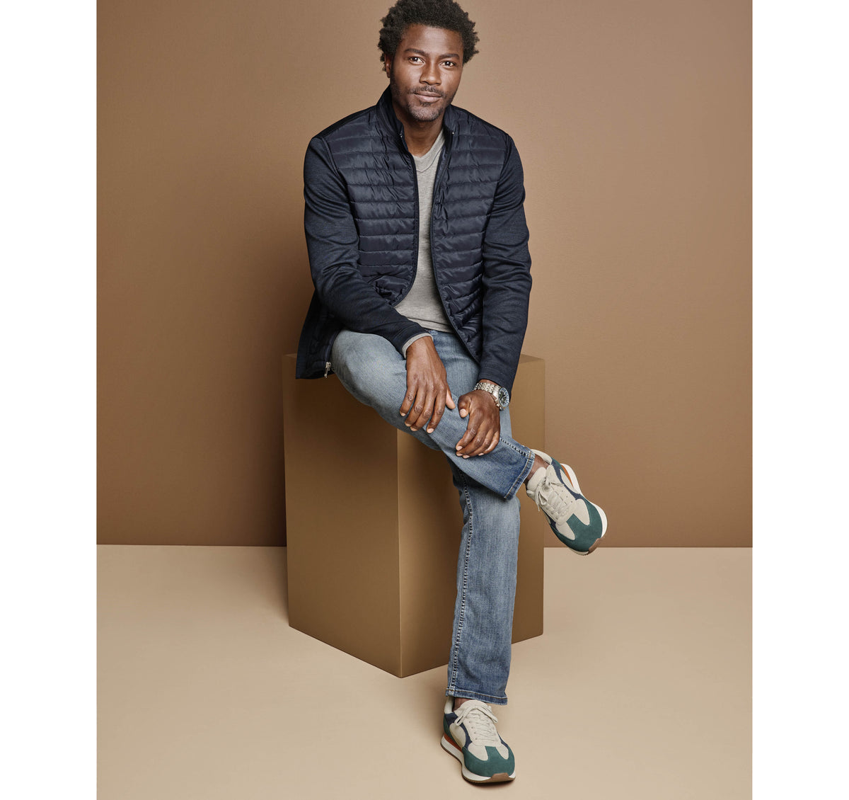 Johnston Murphy Men's XC4® Quilted Full-Zip