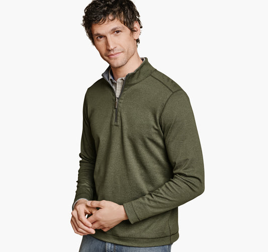 Johnston Murphy Men's XC4® Performance Reversible Quarter-Zip