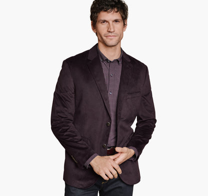 Johnston Murphy Men's Printed Plush 175th Anniversary Blazer