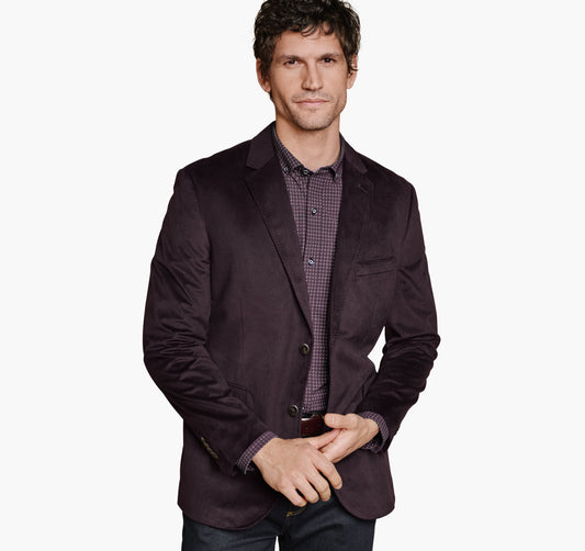 Johnston Murphy Men's Printed Plush 175th Anniversary Blazer