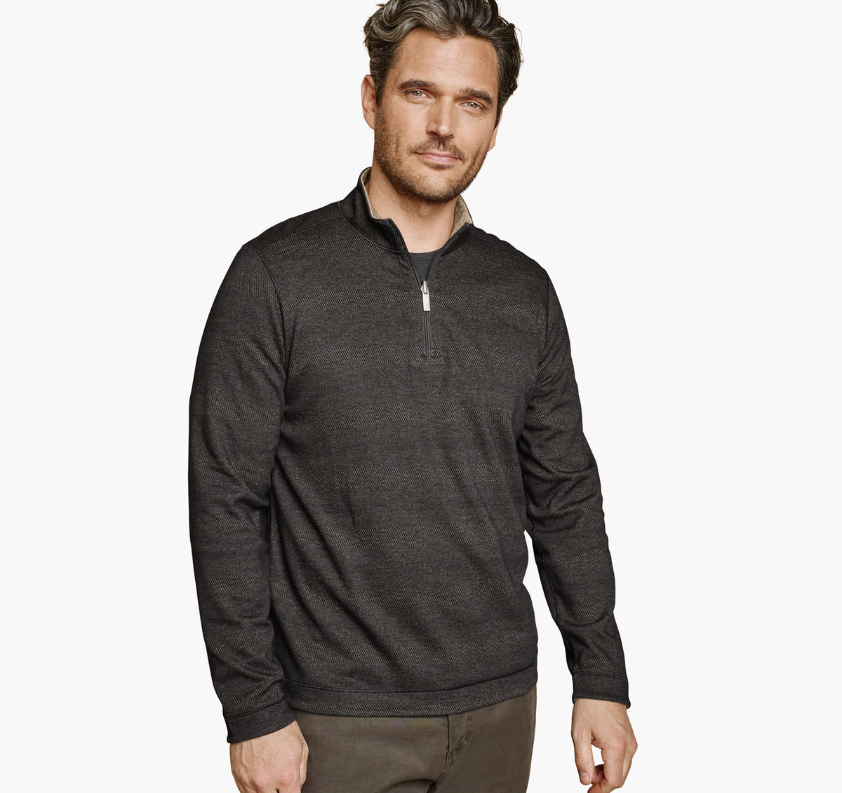 Johnston Murphy Men's XC4® Performance Reversible Quarter-Zip