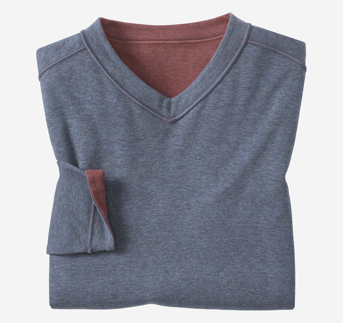 Johnston Murphy Men's Icon Reversible V-Neck Pullover