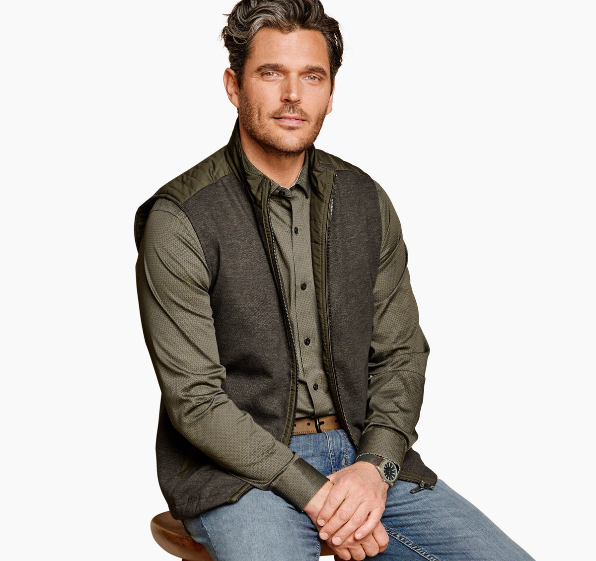 Johnston Murphy Men's Reversible Vest