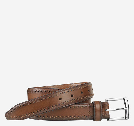 Johnston Murphy Men's Perfed-Edge Belt