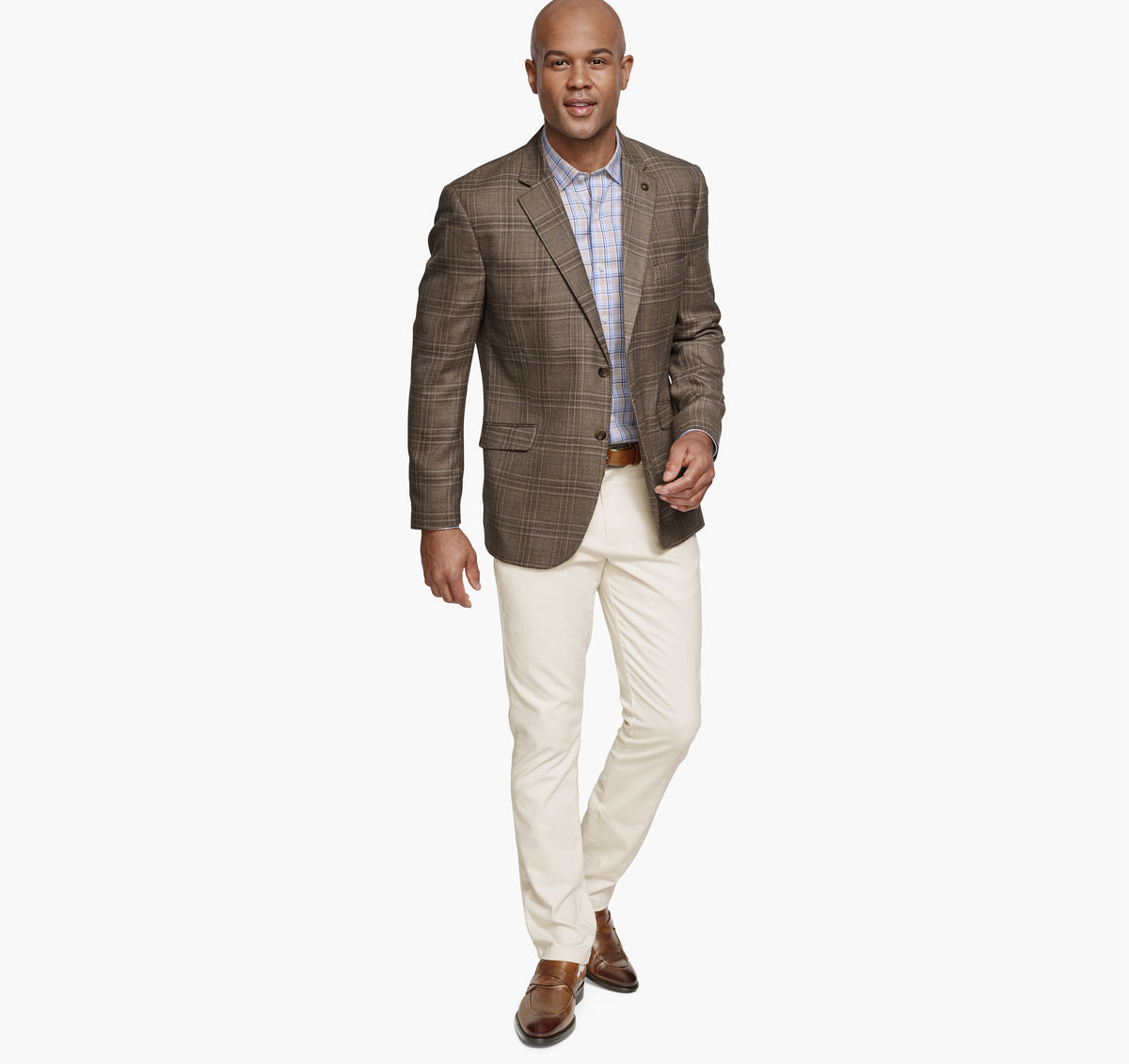 Johnston Murphy Men's Dress Plaid Blazer